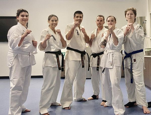 Brighton Karate Dojo Training, Visit from Kangaroo Island dojo